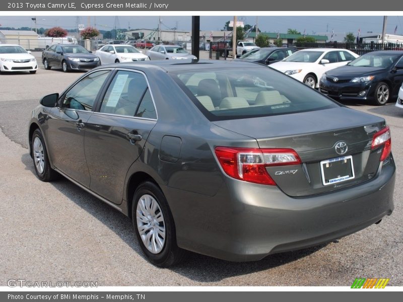 Cypress Green Metallic / Ivory 2013 Toyota Camry LE