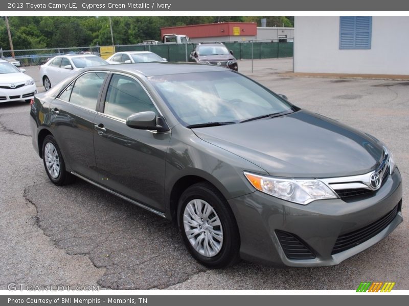 Cypress Green Metallic / Ivory 2013 Toyota Camry LE