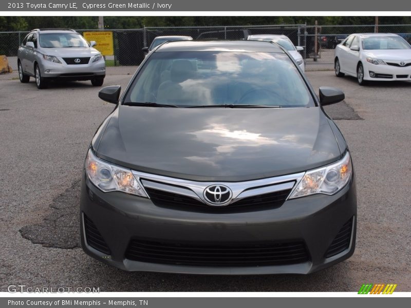 Cypress Green Metallic / Ivory 2013 Toyota Camry LE