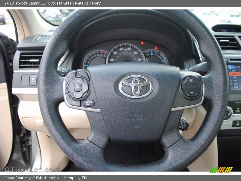 Cypress Green Metallic / Ivory 2013 Toyota Camry LE