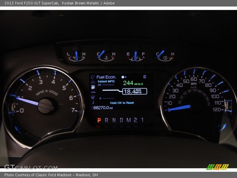 Kodiak Brown Metallic / Adobe 2013 Ford F150 XLT SuperCab