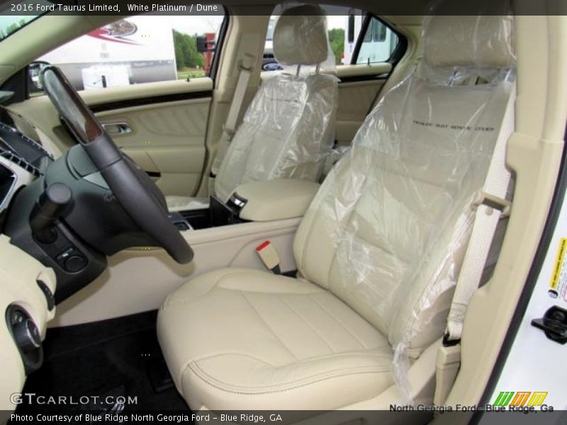 White Platinum / Dune 2016 Ford Taurus Limited