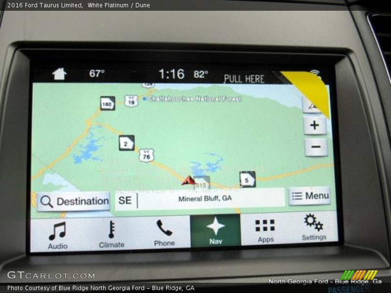 White Platinum / Dune 2016 Ford Taurus Limited