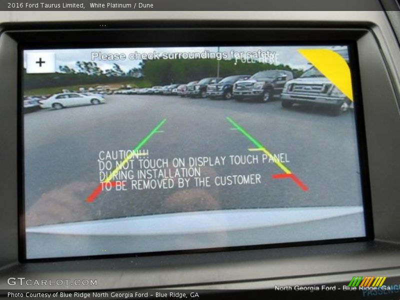 White Platinum / Dune 2016 Ford Taurus Limited