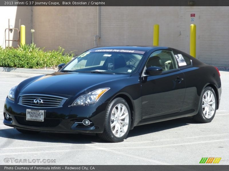 Black Obsidian / Graphite 2013 Infiniti G 37 Journey Coupe