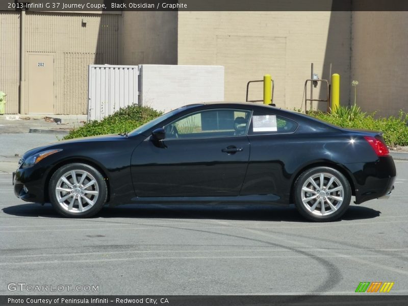 Black Obsidian / Graphite 2013 Infiniti G 37 Journey Coupe