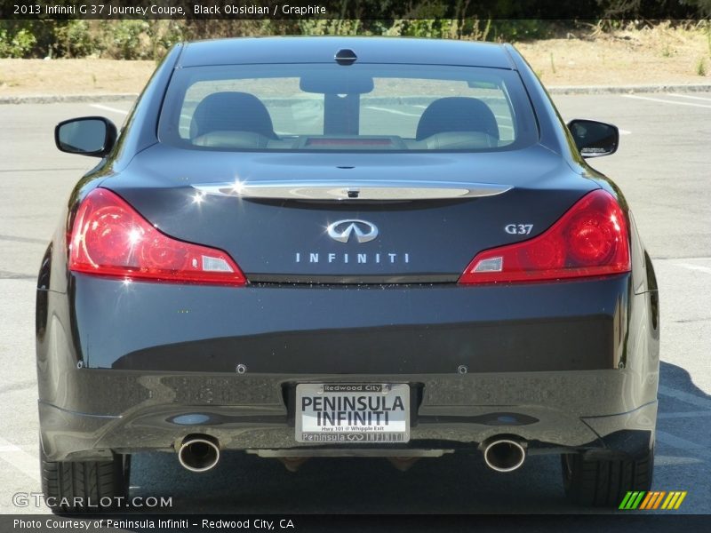 Black Obsidian / Graphite 2013 Infiniti G 37 Journey Coupe