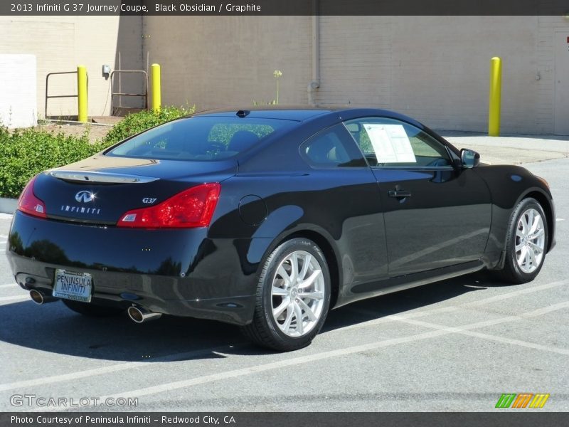 Black Obsidian / Graphite 2013 Infiniti G 37 Journey Coupe