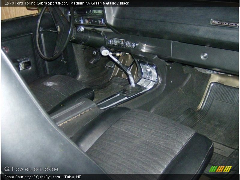  1970 Torino Cobra SportsRoof Black Interior