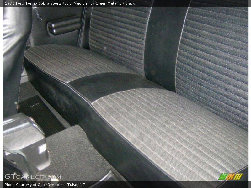 Medium Ivy Green Metallic / Black 1970 Ford Torino Cobra SportsRoof