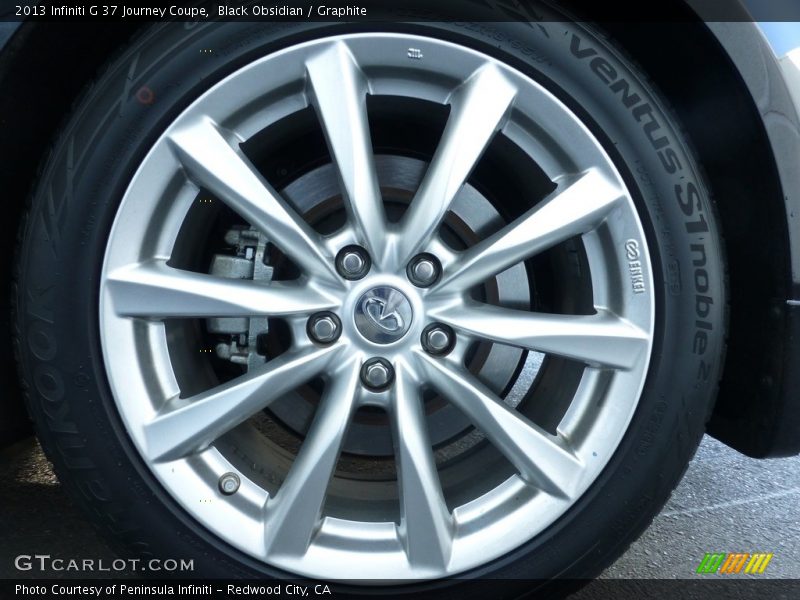 Black Obsidian / Graphite 2013 Infiniti G 37 Journey Coupe