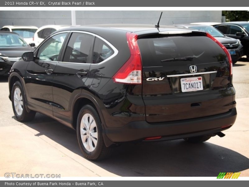 Crystal Black Pearl / Black 2013 Honda CR-V EX
