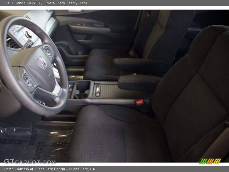 Crystal Black Pearl / Black 2013 Honda CR-V EX