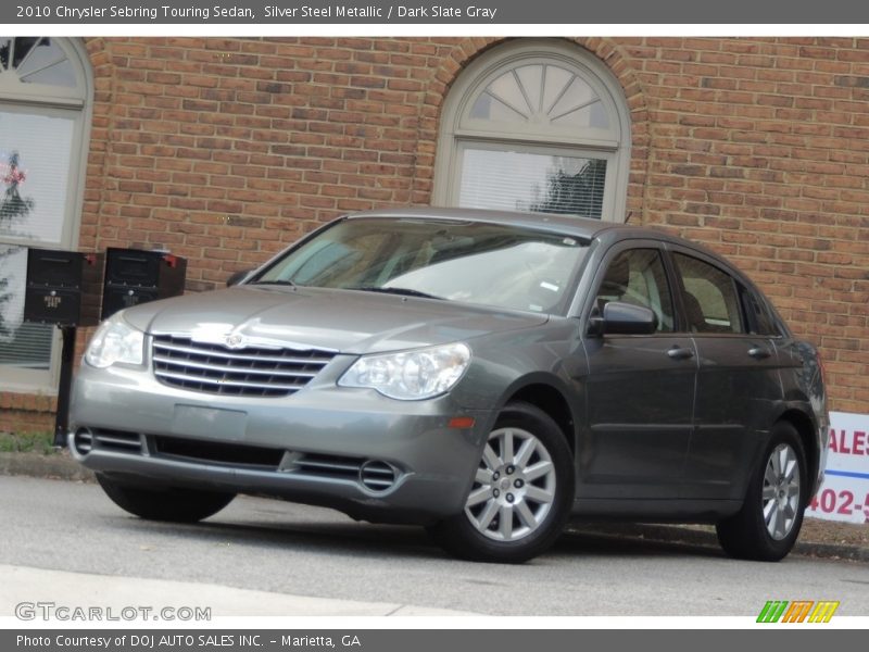 Silver Steel Metallic / Dark Slate Gray 2010 Chrysler Sebring Touring Sedan