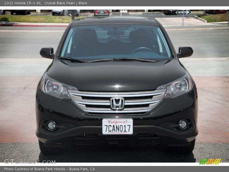 Crystal Black Pearl / Black 2013 Honda CR-V EX