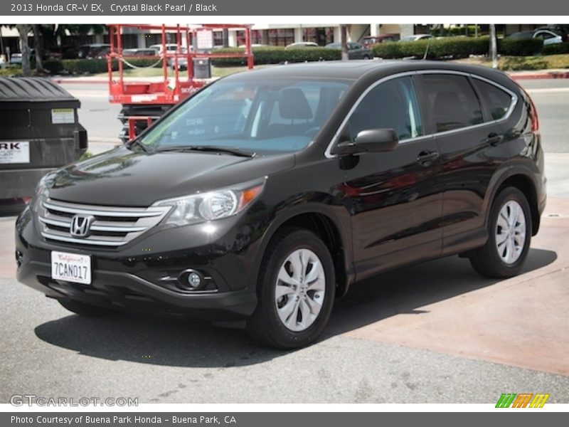 Crystal Black Pearl / Black 2013 Honda CR-V EX