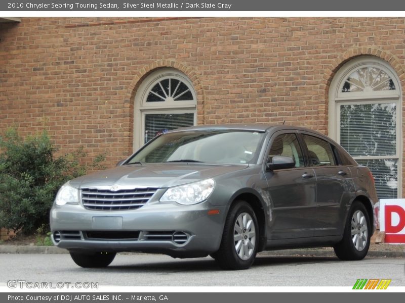 Silver Steel Metallic / Dark Slate Gray 2010 Chrysler Sebring Touring Sedan