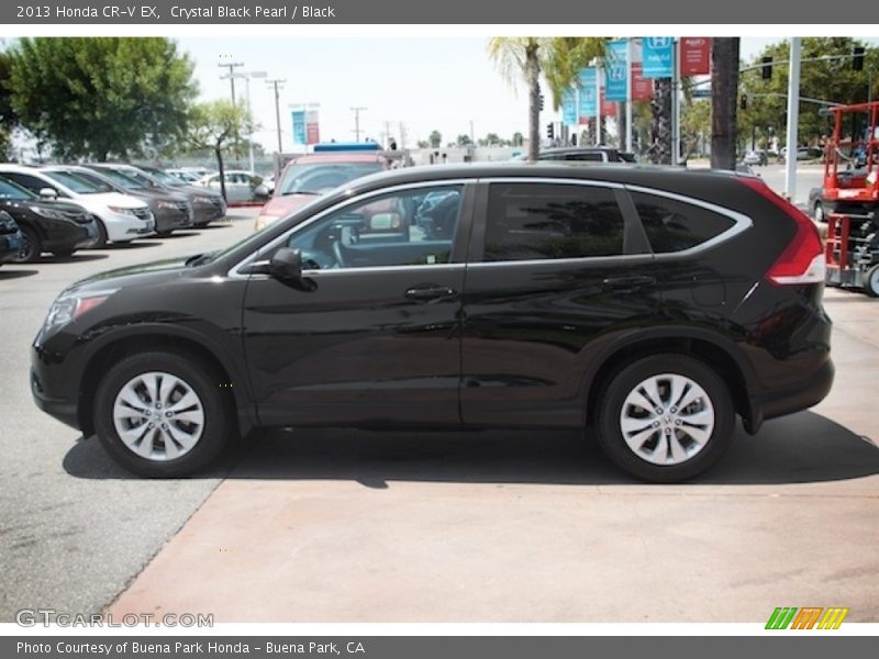 Crystal Black Pearl / Black 2013 Honda CR-V EX