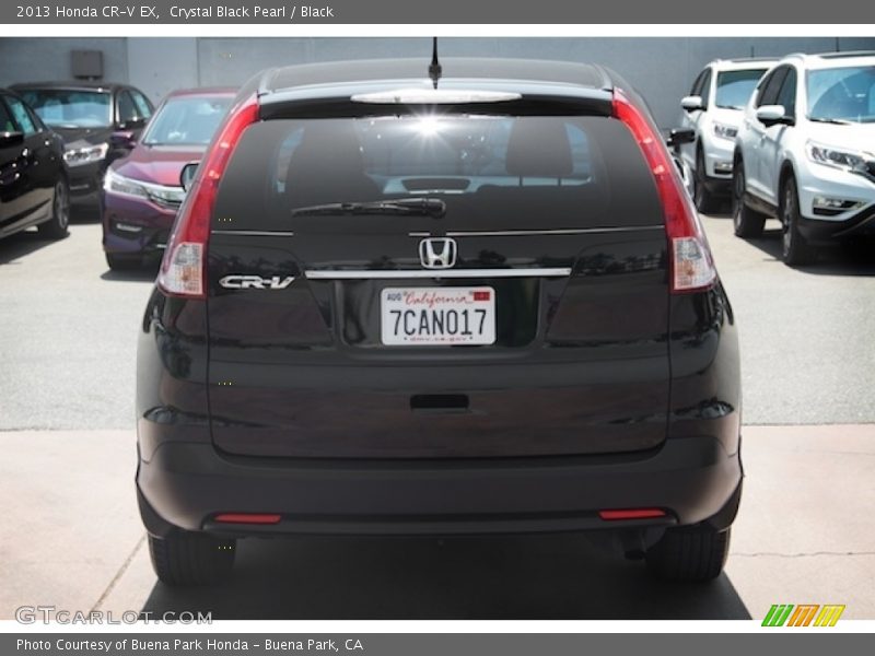 Crystal Black Pearl / Black 2013 Honda CR-V EX
