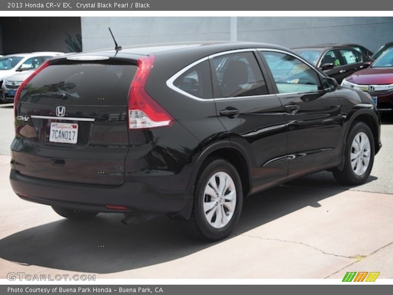 Crystal Black Pearl / Black 2013 Honda CR-V EX