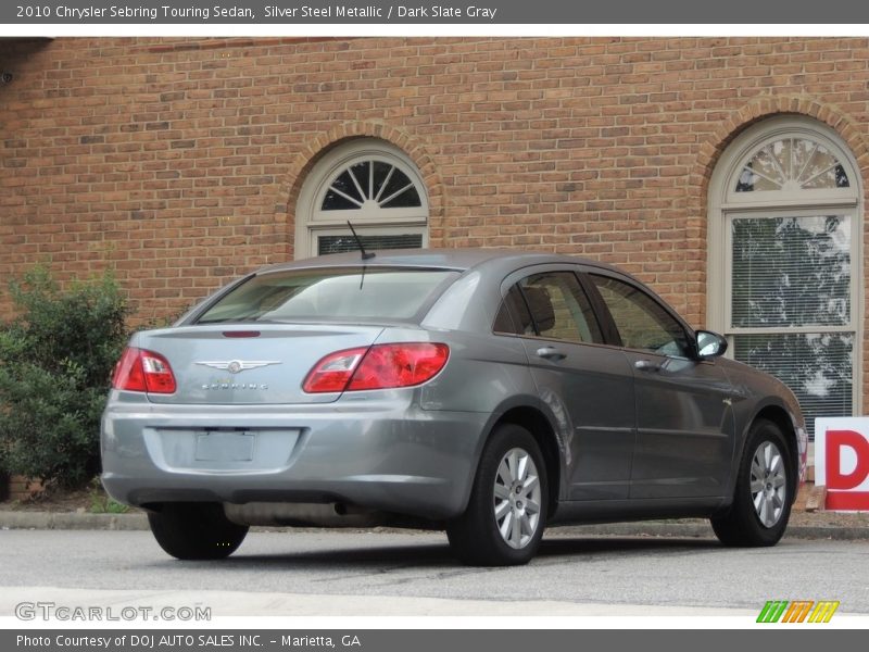 Silver Steel Metallic / Dark Slate Gray 2010 Chrysler Sebring Touring Sedan