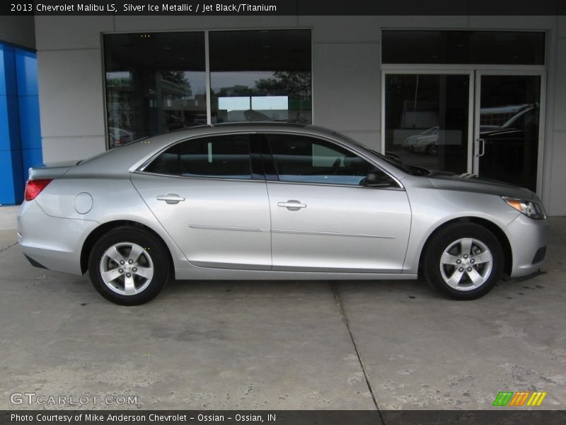 Silver Ice Metallic / Jet Black/Titanium 2013 Chevrolet Malibu LS