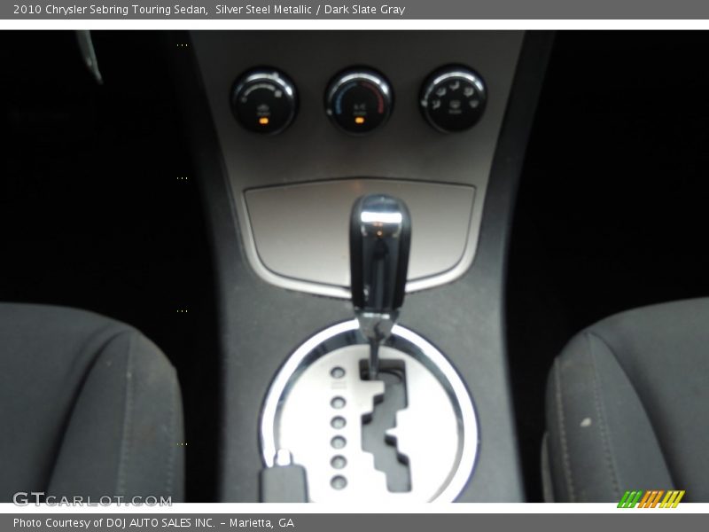 Silver Steel Metallic / Dark Slate Gray 2010 Chrysler Sebring Touring Sedan