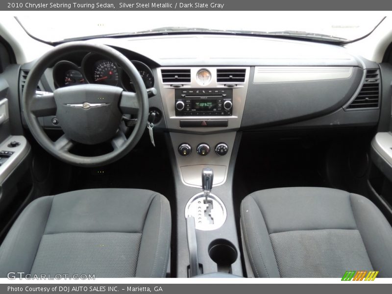 Silver Steel Metallic / Dark Slate Gray 2010 Chrysler Sebring Touring Sedan