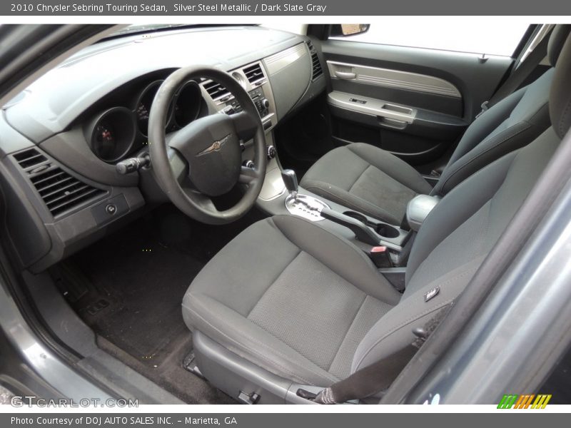 Silver Steel Metallic / Dark Slate Gray 2010 Chrysler Sebring Touring Sedan