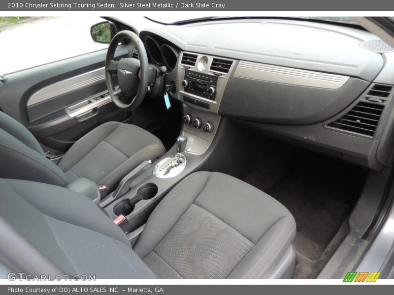 Silver Steel Metallic / Dark Slate Gray 2010 Chrysler Sebring Touring Sedan