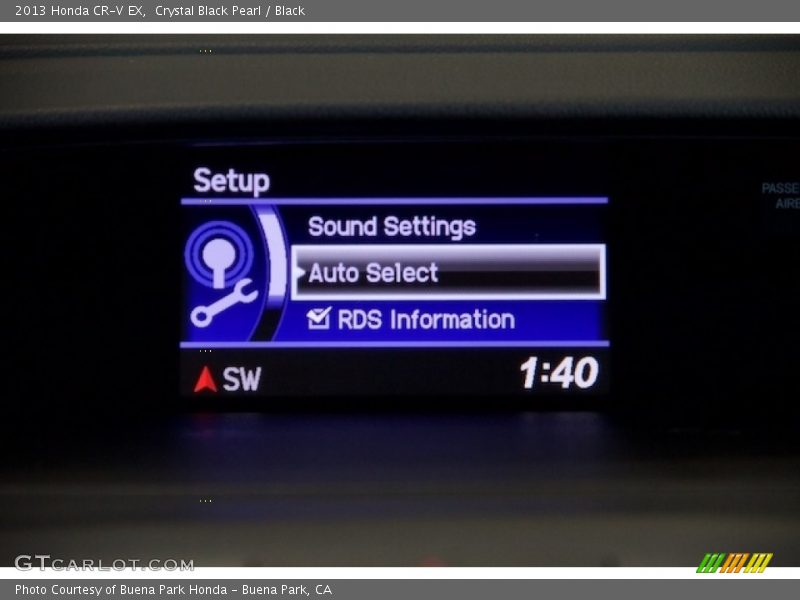 Crystal Black Pearl / Black 2013 Honda CR-V EX