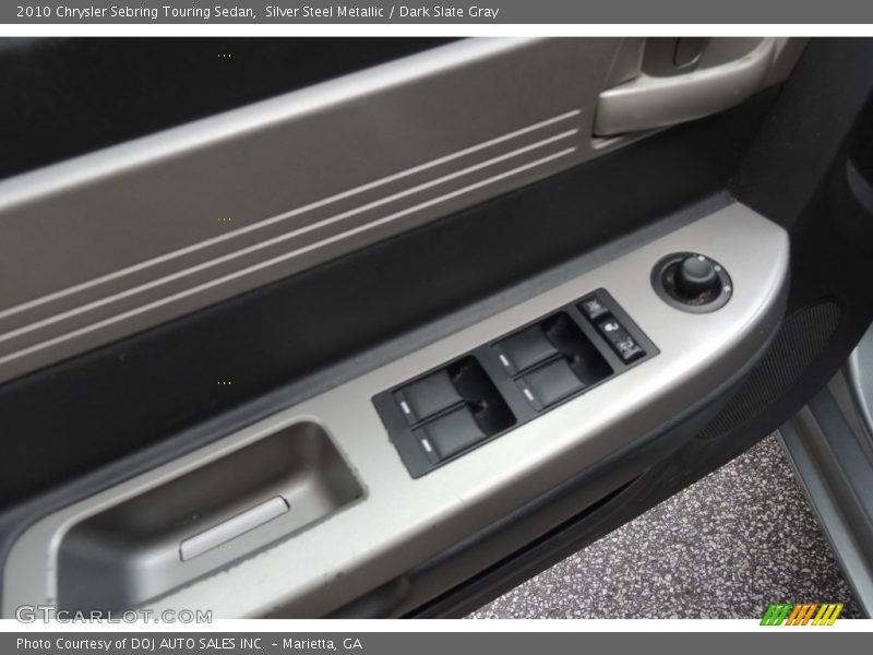 Silver Steel Metallic / Dark Slate Gray 2010 Chrysler Sebring Touring Sedan