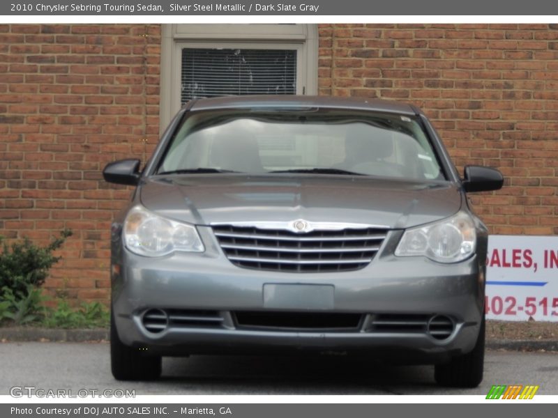 Silver Steel Metallic / Dark Slate Gray 2010 Chrysler Sebring Touring Sedan