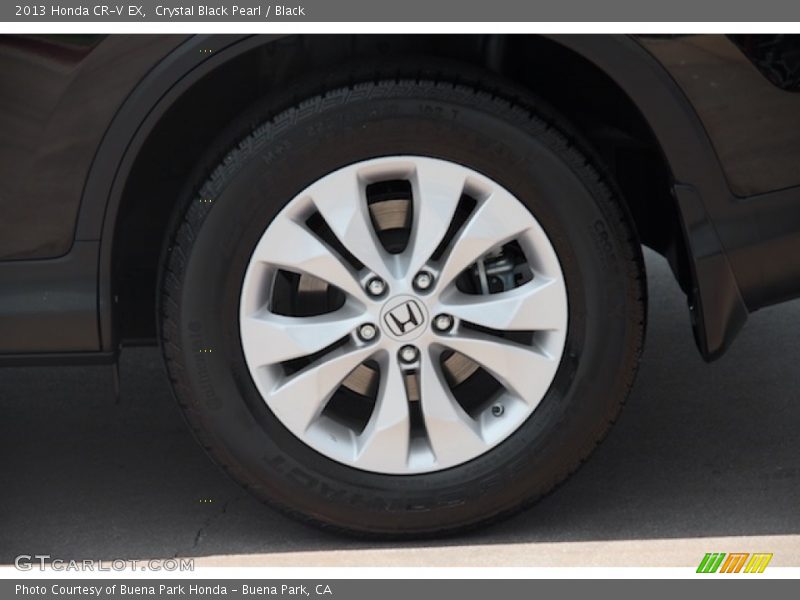 Crystal Black Pearl / Black 2013 Honda CR-V EX