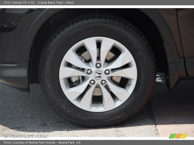 Crystal Black Pearl / Black 2013 Honda CR-V EX