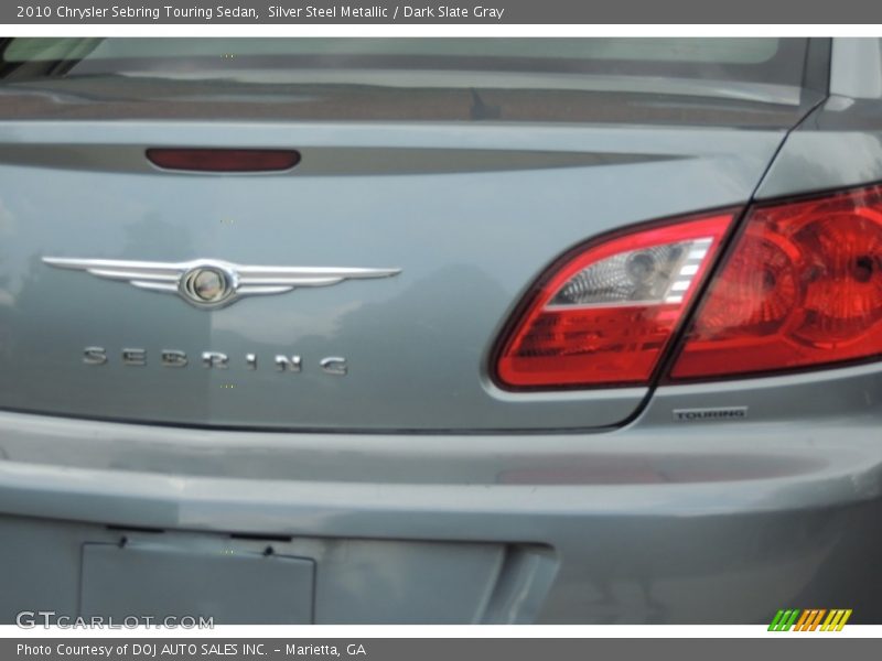 Silver Steel Metallic / Dark Slate Gray 2010 Chrysler Sebring Touring Sedan