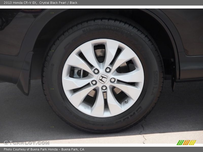 Crystal Black Pearl / Black 2013 Honda CR-V EX