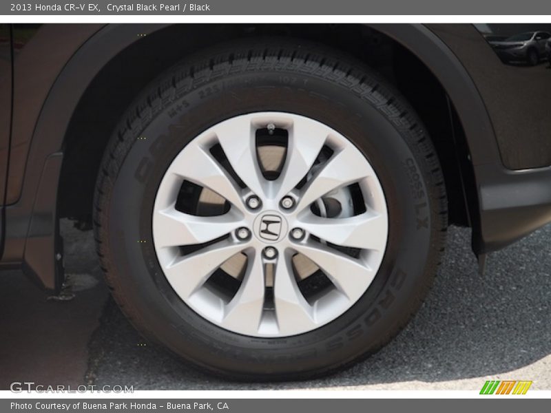 Crystal Black Pearl / Black 2013 Honda CR-V EX