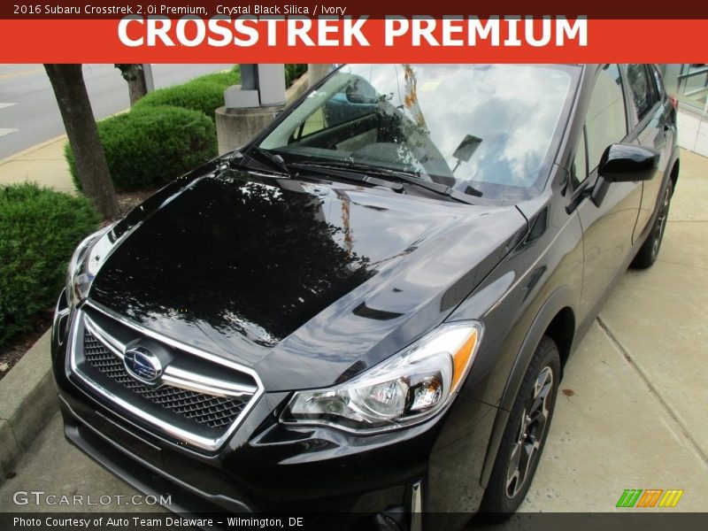 Crystal Black Silica / Ivory 2016 Subaru Crosstrek 2.0i Premium