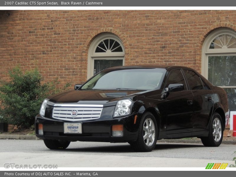 Black Raven / Cashmere 2007 Cadillac CTS Sport Sedan