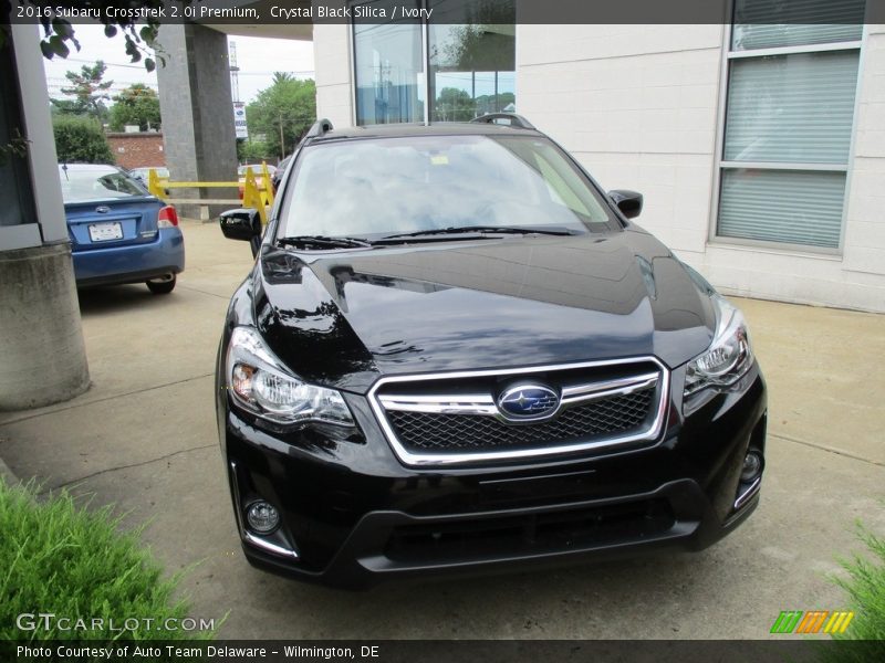 Crystal Black Silica / Ivory 2016 Subaru Crosstrek 2.0i Premium