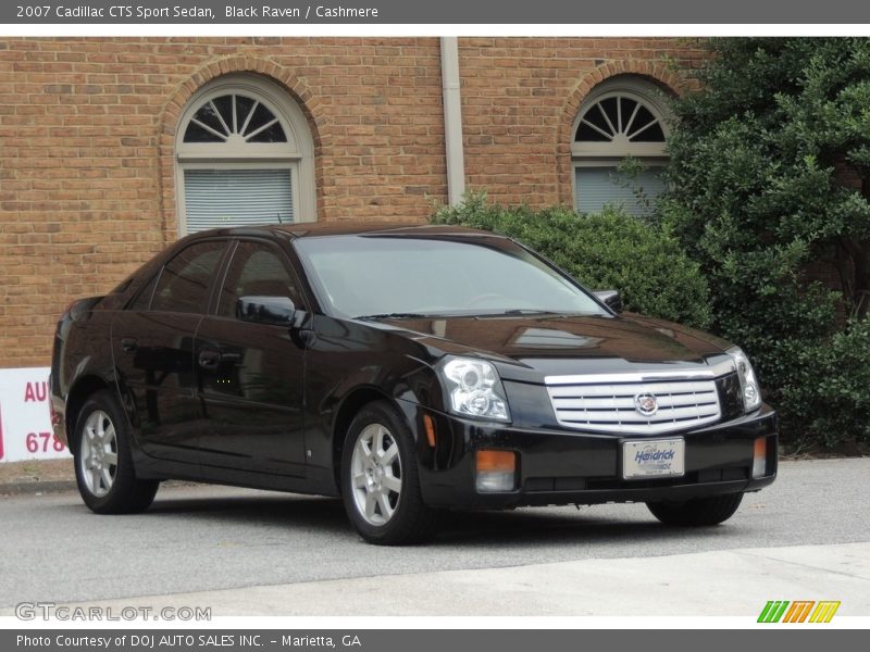 Black Raven / Cashmere 2007 Cadillac CTS Sport Sedan