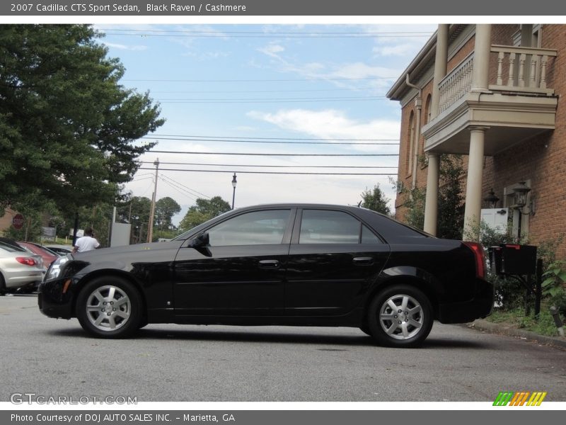 Black Raven / Cashmere 2007 Cadillac CTS Sport Sedan