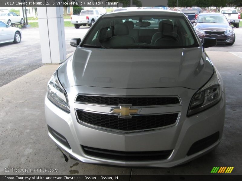 Silver Ice Metallic / Jet Black/Titanium 2013 Chevrolet Malibu LS