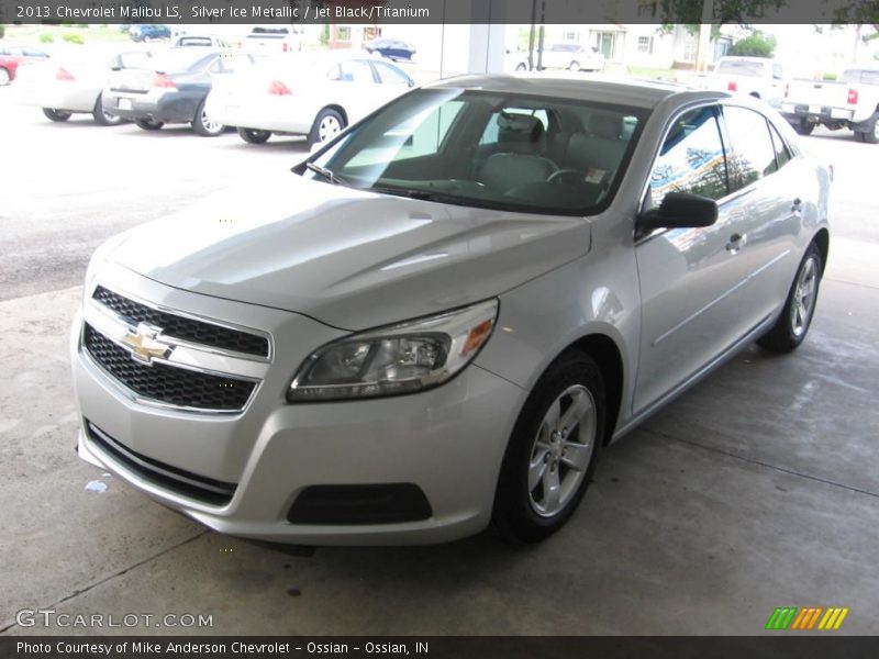 Silver Ice Metallic / Jet Black/Titanium 2013 Chevrolet Malibu LS