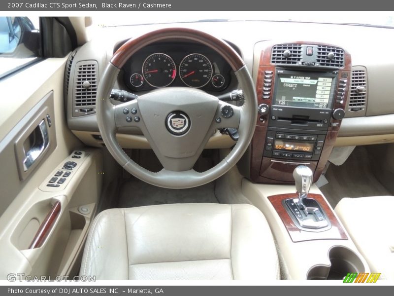 Black Raven / Cashmere 2007 Cadillac CTS Sport Sedan