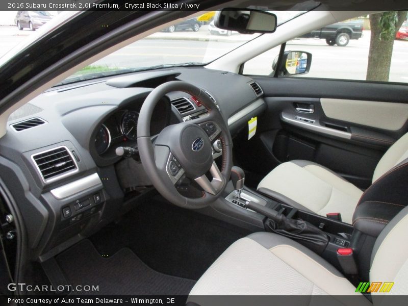  2016 Crosstrek 2.0i Premium Ivory Interior
