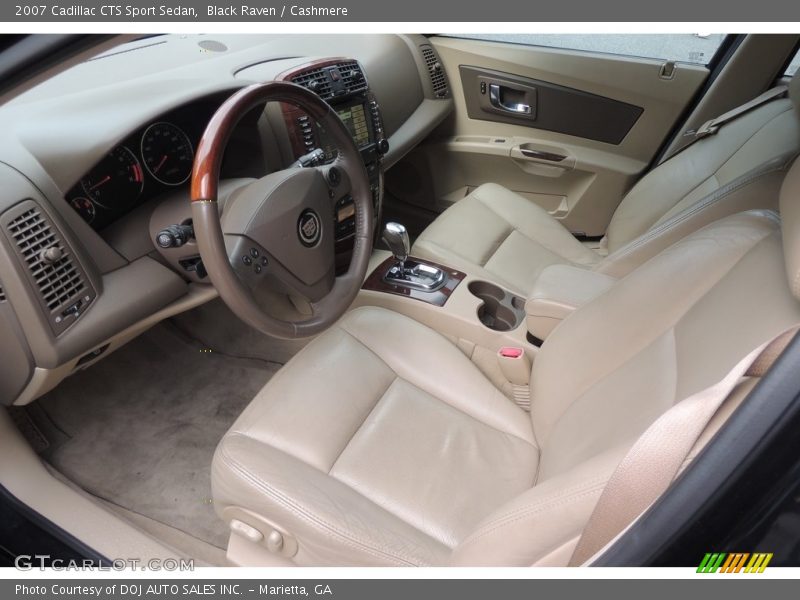 Black Raven / Cashmere 2007 Cadillac CTS Sport Sedan