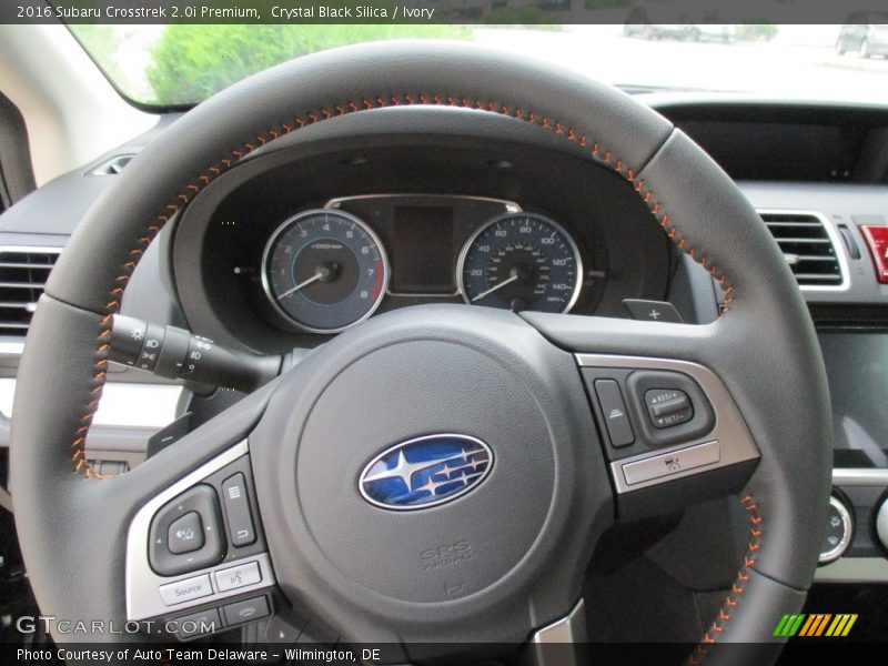 Crystal Black Silica / Ivory 2016 Subaru Crosstrek 2.0i Premium
