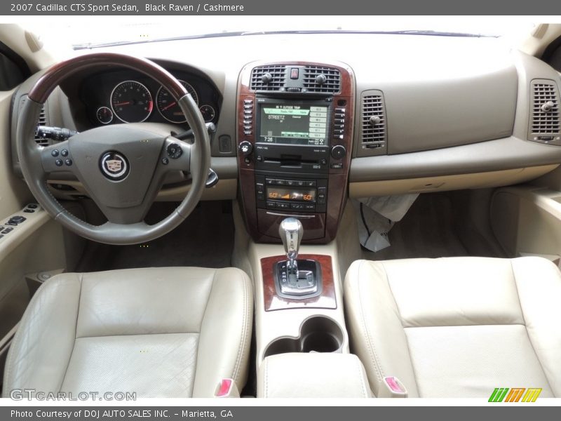Black Raven / Cashmere 2007 Cadillac CTS Sport Sedan